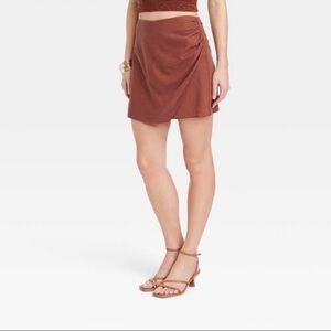 a new day Terracotta Mini Skirt